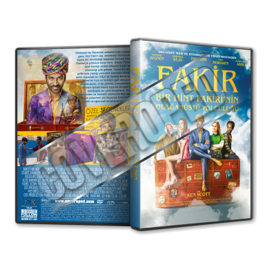 Fakir Bir Hint Fakiri'nin Olaganüstü Yolculugu 2018 Türkçe Dvd Cover Tasarımı